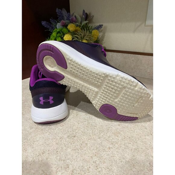 Under Armour Womens Athletic Shoes Size 8 Purple Running Sneakers Lightweight - Picture 6 of 6